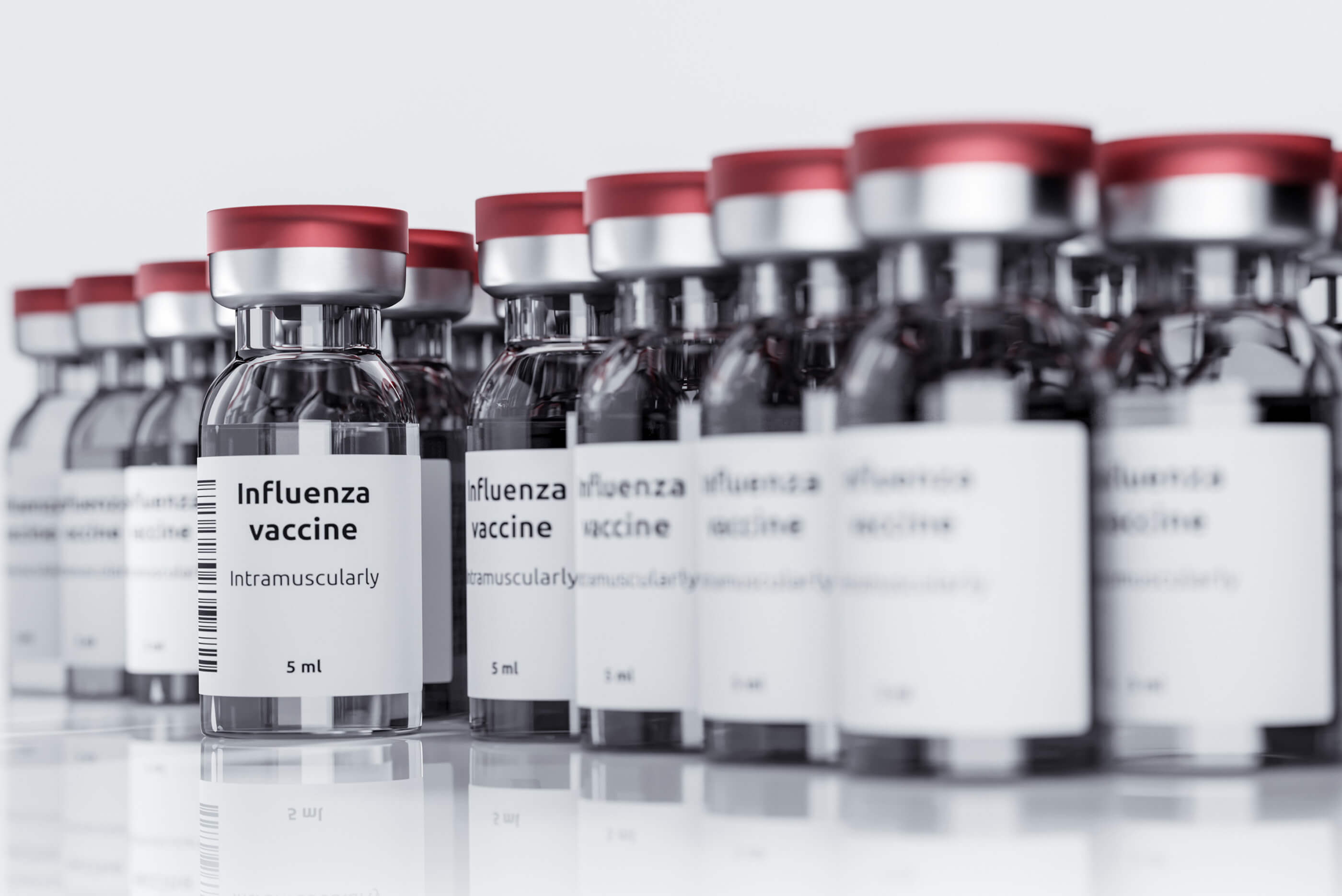 Logistiketiketten Logistiketiketten auf einem Pharma Produkt