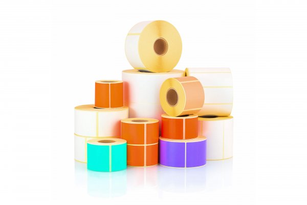 Klebeetiketten auf Rolle Klebeetiketten auf Rolle