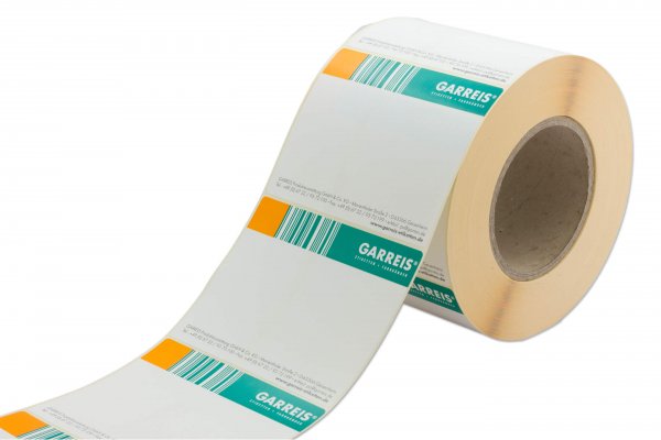 Klebeetiketten auf Rolle Klebeetiketten auf Rolle