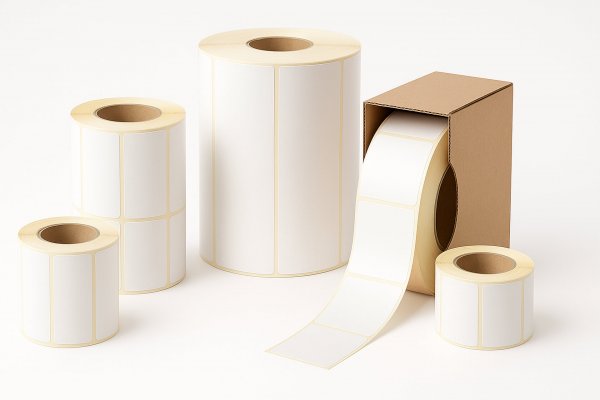 Etiketten Rolle selbstklebend Etiketten Rolle selbstklebend