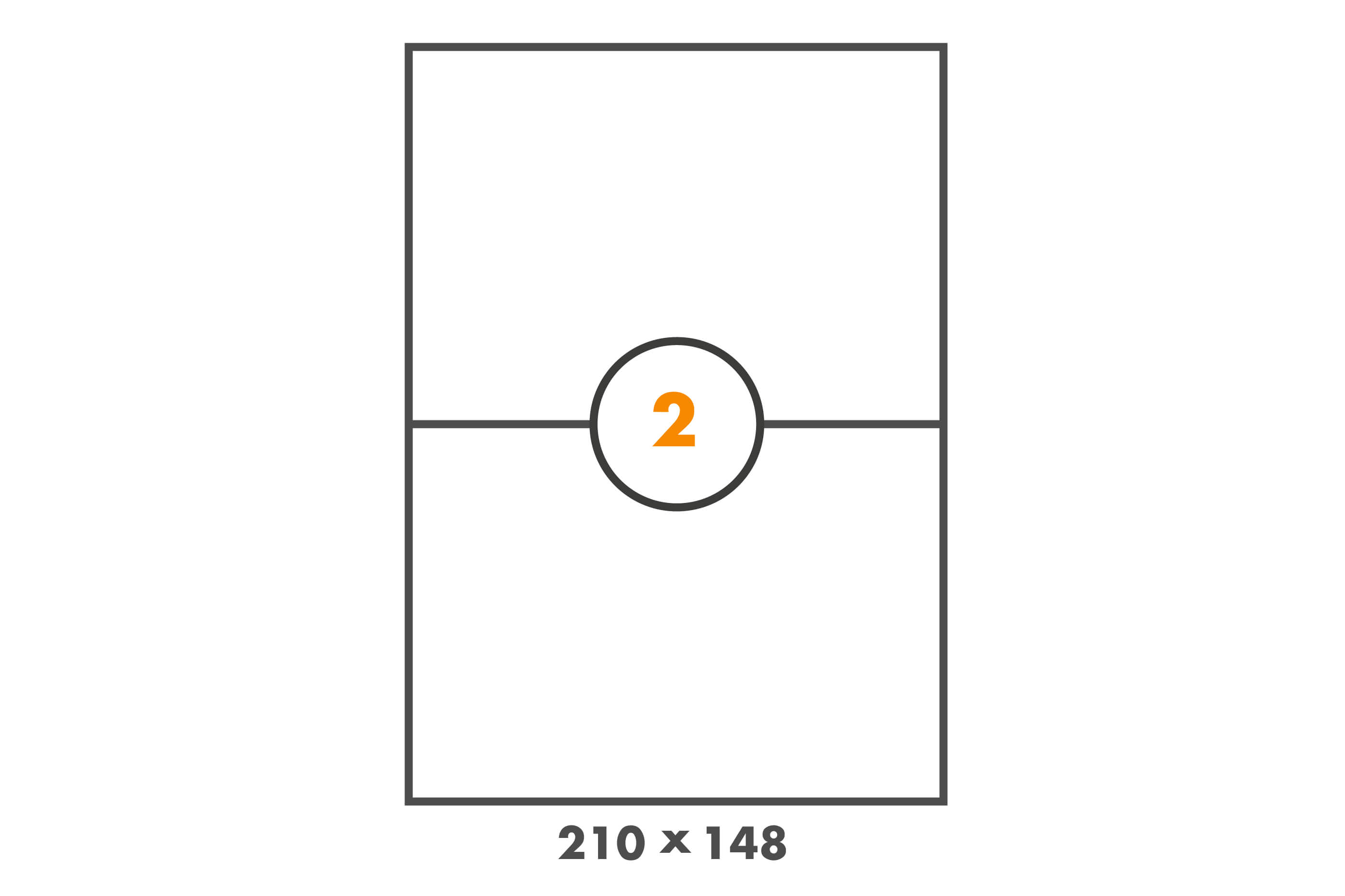 Versandetiketten 210 x 148 mm auf DIN A4 Bogen Versandetiketten 210 x 148 mm auf DIN A4 Bogen